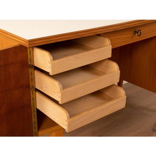 Mid-Century Wooden Desk, 1950s For Sale - Image 5 of 9