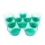 Mid-Century Modern Mid-Century Modern Libbey Emerald - Teal & Gold Rim Glass Bowls - 10 Pieces For Sale - Image 3 of 4