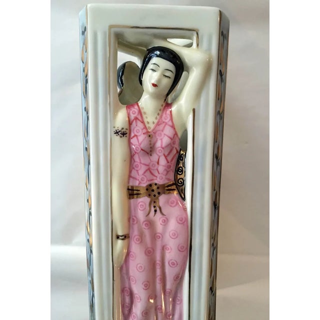 Ceramic Art Deco Ceramic Sculpture For Sale - Image 7 of 9