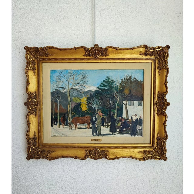 Work sold without frame. Artist born in 1898. Died in 1978. This piece has an attribution mark, I am sure that it is...