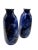 Ceramic Fukagawa Seijji Cobalt Blue Sake Bottles For Sale - Image 7 of 11
