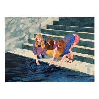 Anna Wardega, A Source, 2022, Egg Tempera on Canvas For Sale