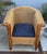 Wood Wood and Wicker Armchairs, 1980s, Set of 2 For Sale - Image 7 of 16
