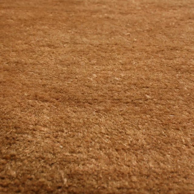 Beige Antique Peking Blue and Copper Brown Wool Rug With Rare Kirin Designs For Sale - Image 8 of 9