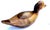 1984 Decoy Hand-Carved Signed California Butternut Wood "Ring Bill" Drake Duck For Sale In San Diego - Image 6 of 14