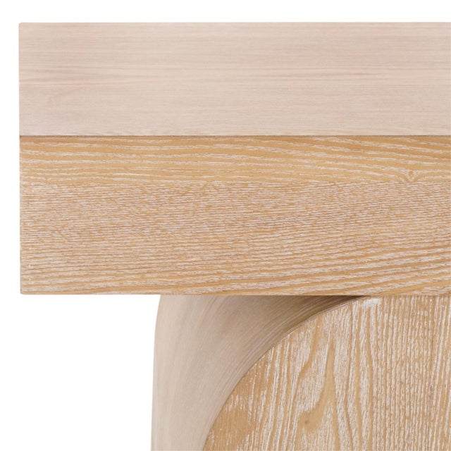 Contemporary Baraki End Table in Bleached White For Sale - Image 3 of 8