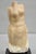 Modern Late 20th Century Morton Gaffin Female Nude Bust Modernist Carved Peach Alabaster Sculpture For Sale - Image 3 of 12