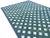 Textile Handmade Cotton Vegetable Dyed Checked Gingham Area Rug Teal Blue With Cream and Forest Green - 8'x10' For Sale - Image 7 of 10