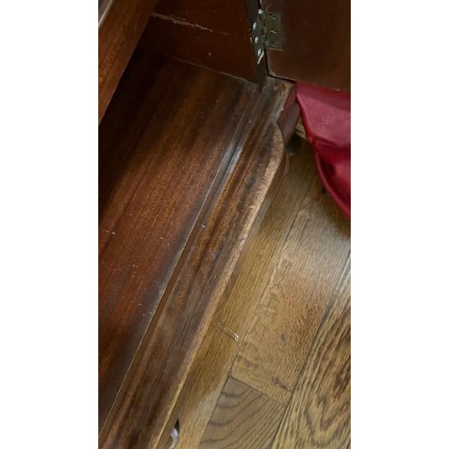 Antique Art Deco Burl Wood Armoire For Sale In New York - Image 6 of 8