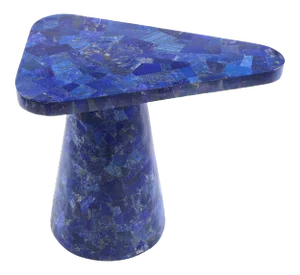 Lapis Lazuli Eros Accent Side Table