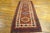 Antique Caucasian-Talish rug 3, measures: '6" x 8'8". Antique Kazak Hallway Runner Wool Coral Rug, Country of Origin:...