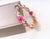 Bochic “Capri” Vintage Ruby, Amethyst & Sapphire Bangle - 18K Gold & silver For Sale - Image 13 of 18
