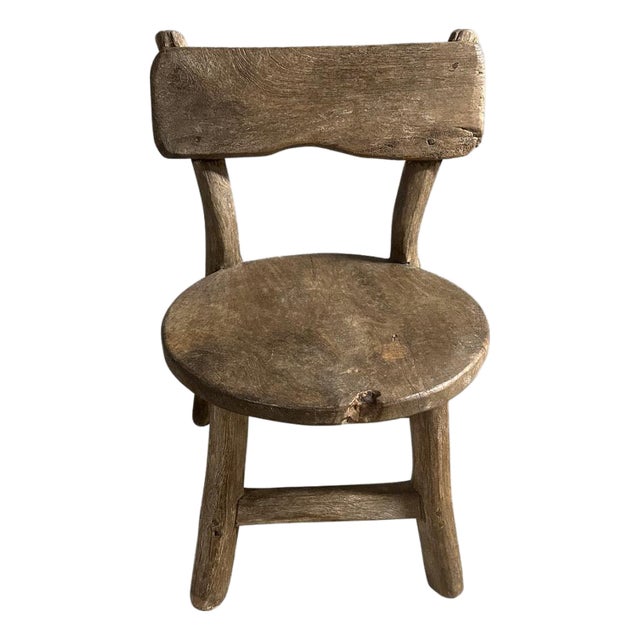 Antique Chair or Side Table For Sale