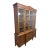 Vintage Thomasville Breakfront China Cabinet Hutch – Solid Cherry – 1986 For Sale