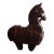 Glazed Ceramic Horse Figurine For Sale