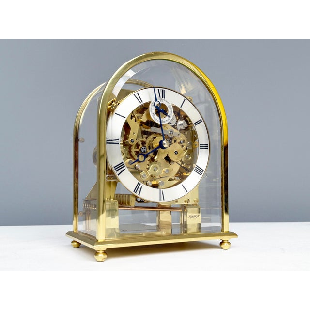 Kieninger Table Clock from St. Michael and Whittington, 1990s, in Very Good conditions. Designed 1990 to 1999 This piece...