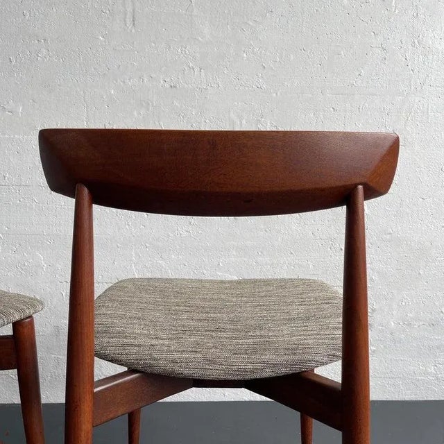 Wood Pair of 1960s Teak Side Dining Chairs by h.w. Klein for Bramin Mobler For Sale - Image 7 of 10