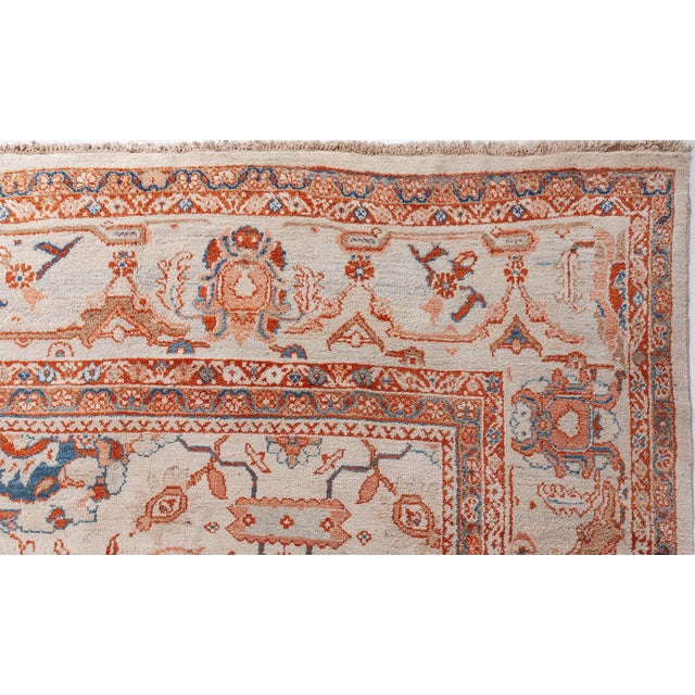 Antique Persian Sultanabad Rug For Sale - Image 12 of 17