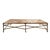 1950s Schumacher French Algerian Onyx & Brass Coffee Table, 73.25" X 32.25" For Sale In New York - Image 6 of 6