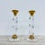Metal Twisted Acrylic Glass Candleholders, 1970s, Set of 2 For Sale - Image 7 of 12