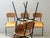 Wood Stackable Studio Chair with Black Lacquered Steel Frame, 1990s For Sale - Image 7 of 17