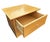 Mid-Century Modern Scandinavian Beech Dresser & Pair of Nightstands, 3 Pieces For Sale - Image 4 of 13