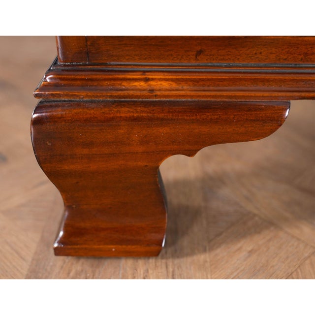 2020s Traditional Mahogany Secretary Desk For Sale - Image 5 of 12