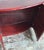 Mid-Century Modern Italian Convex Sideboard in Lacquered Parchment by Aldo Tura For Sale - Image 3 of 17
