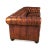 Animal Skin Contemporary Chesterfield Leather Sofa For Sale - Image 7 of 9