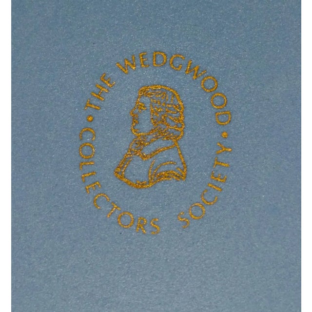 Ceramic Vintage Wedgwood Blue Jasperware Zodiac 12 Symbols Plate 1970s 9.5”w For Sale - Image 7 of 10