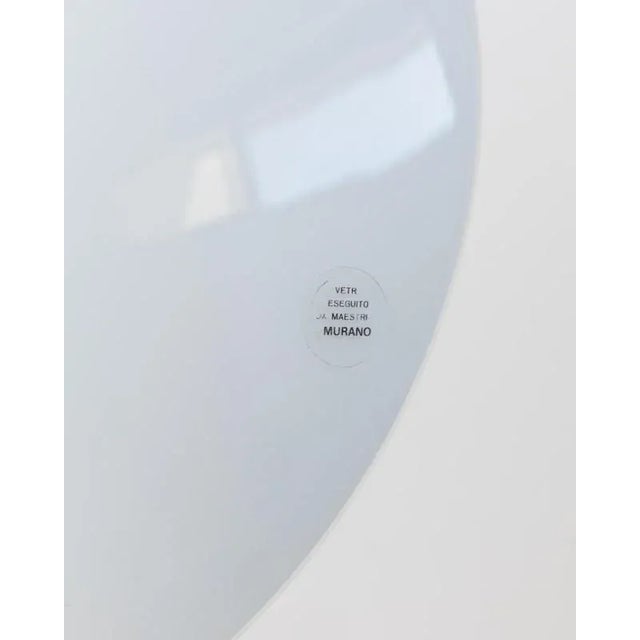 Metal Vintage Murano Glass Table Lamp, 1980s For Sale - Image 7 of 11