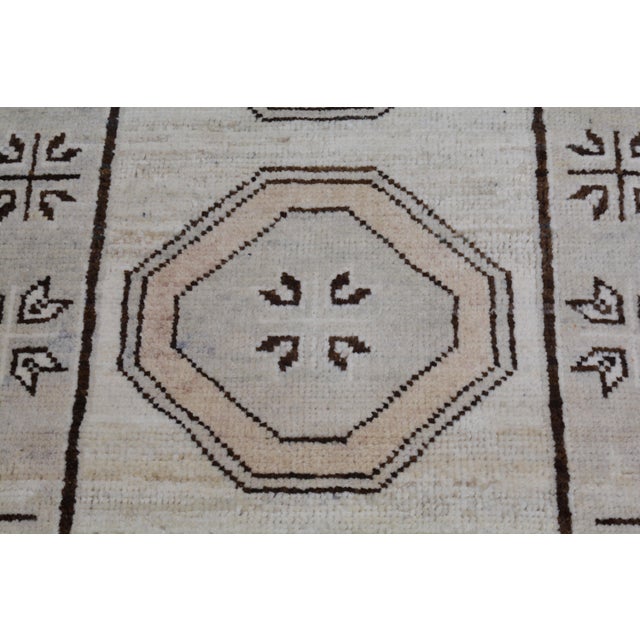 2000 - 2009 Oushak Hand Knotted Wool Rug, 2'9"x12'2" For Sale - Image 5 of 5