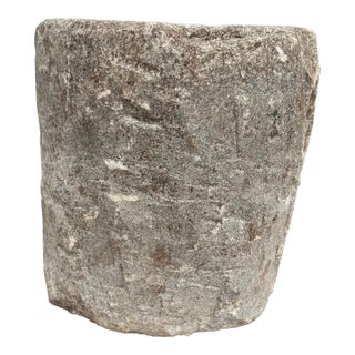 Antique Limestone Trough 51626k 22" Dia For Sale