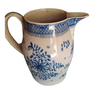 Antique English Liverpool Pitcher For Sale