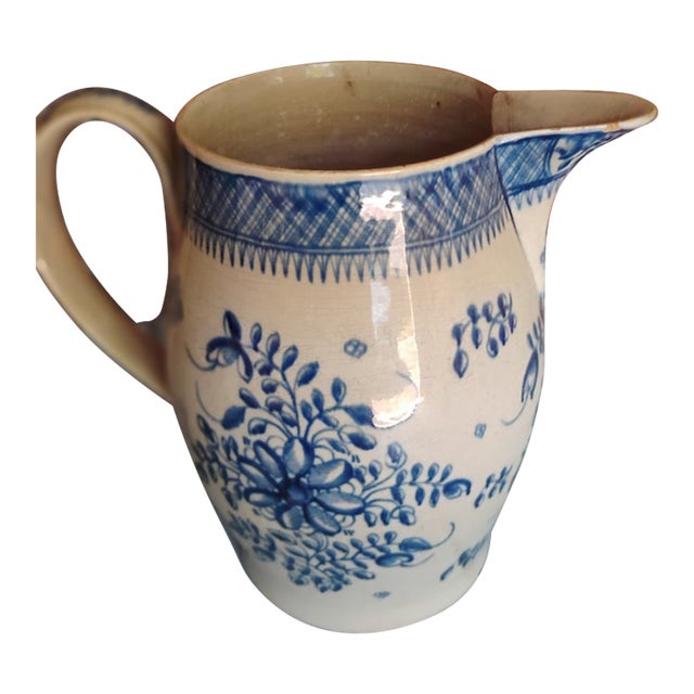 Antique English Liverpool Pitcher For Sale