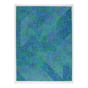 Blue City, Signed Screenprint by Tony Bechara