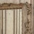 Ecru Antique Italian Hand-Carved Mirror in Stripped Walnut For Sale - Image 8 of 14