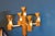 Mid-Century Modern Swedish Brass Five-Arm Candelabra by Lars Åkesson for Vallonmässing For Sale - Image 3 of 11