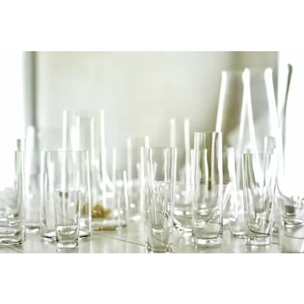 2020s Crystal Pilsner Glasses by Deborah Ehrlich, Hand Blown in Sweden - Set of 6 For Sale - Image 5 of 7