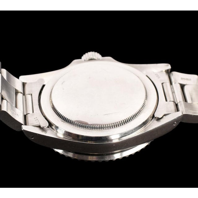 Metal Men's Rolex Submariner Stainless Watch Black Spider Dial For Sale - Image 7 of 8