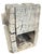 Early 20th Century Antique Hand-Carved Architectural Fragment Corbel Bracket in Original Whitewashed Paint For Sale - Image 5 of 9