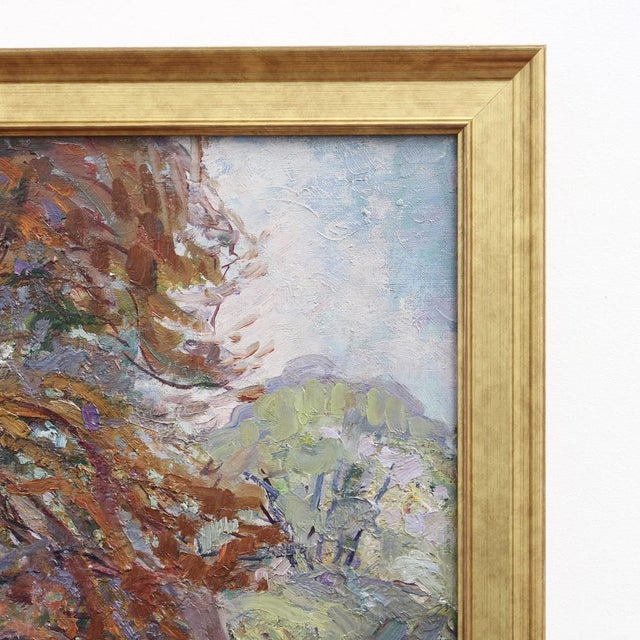 Marie de Nivouliès de Pierrefort, Le Jardin du Luxembourg, 1910, Oil on Canvas, Framed For Sale - Image 13 of 18