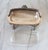Metal Vintage Silver Plated Scalloped Butter Dish With Lions Head Feet For Sale - Image 7 of 12
