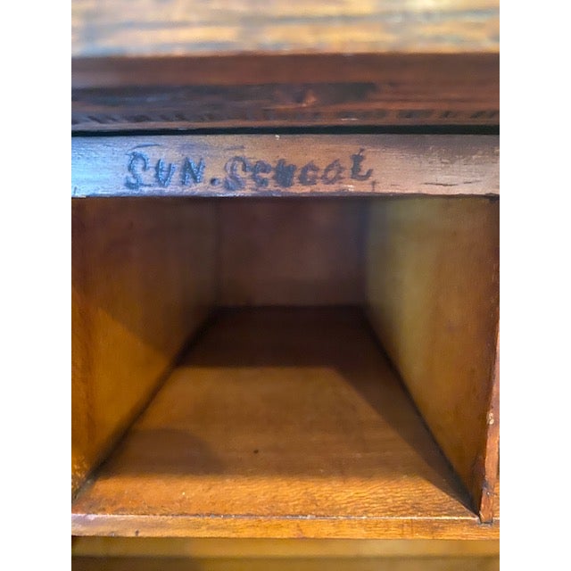 Antique Beautiful Antique Roll Top Desk For Sale In San Diego - Image 6 of 8