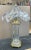 Beautiful Vintage 1970's Crystal Lamp. This is a heavy Lamp Height of 24" with an overall width of 15" tip to tip of the...