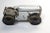 Ca. 1950s model metal car with windup. Striking decorative object, suitable for table-scape decor or book shelf accent....