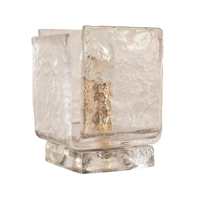 Table Lamp in Clear Murano Glass For Sale - Image 15 of 15