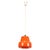 Vintage Orange Glass Pendant Lamp, Czechoslovakia, 1970 For Sale - Image 9 of 9