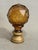 Metal Staircase Finial in Faceted Amber Glass, 1890 For Sale - Image 7 of 7