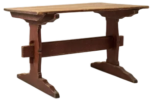 Small Antique Swedish Pine Dining Table